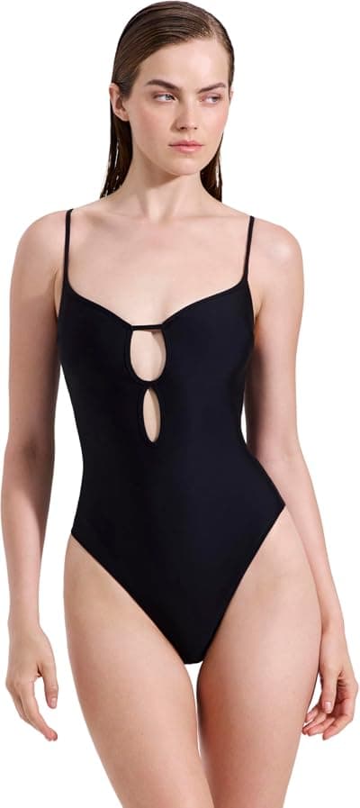 Gottex Luma Jackie Cut Out One Piece Swimsuit