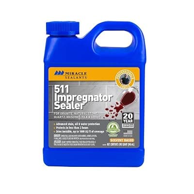 Miracle Sealants 511 Impregnator Penetrating Stone & Tile Sealer, Quart