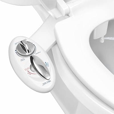 LUXE Bidet NEO 320 - Warm Water Bidet Attachment for Toilet Seat, White