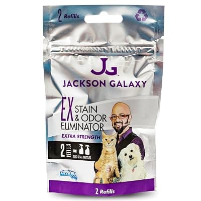 Jackson Galaxy EX Stain & Odor Eliminator Refill - 4 Tabs = 2 Full Refills 2 Refills (4 tabs)