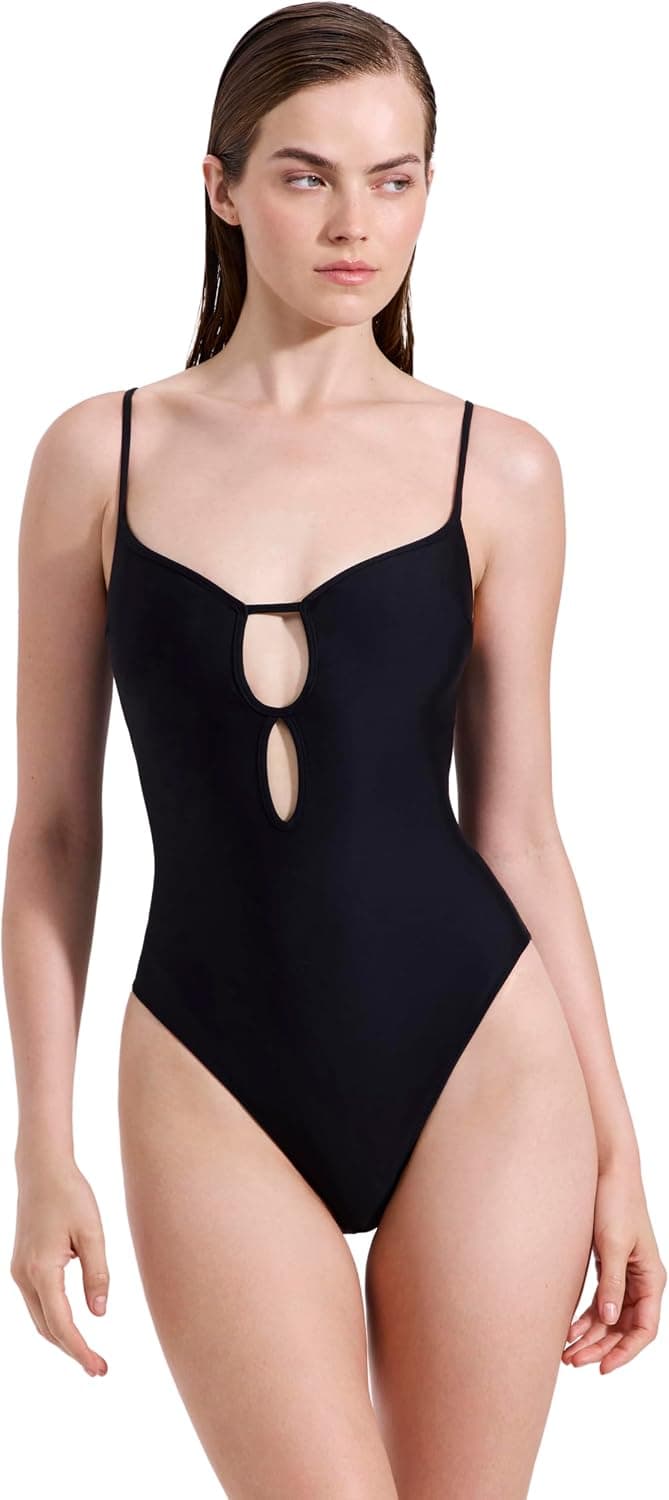 Gottex Luma Jackie Cut Out One Piece Swimsuit