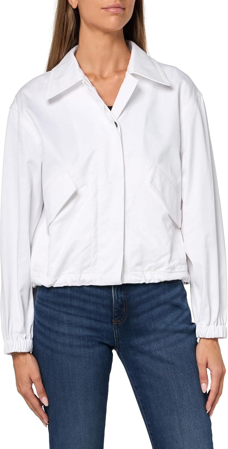 Theory Women's Flyer Jacket — White, Medium